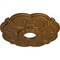 Ekena Millwork Rotherham Ceiling Medallion (Fits Canopies up to 3 1/2"), 18"OD x 3 1/2"ID x 1 1/2"P, Smokey Topaz CM17ROSTF - alternate 2